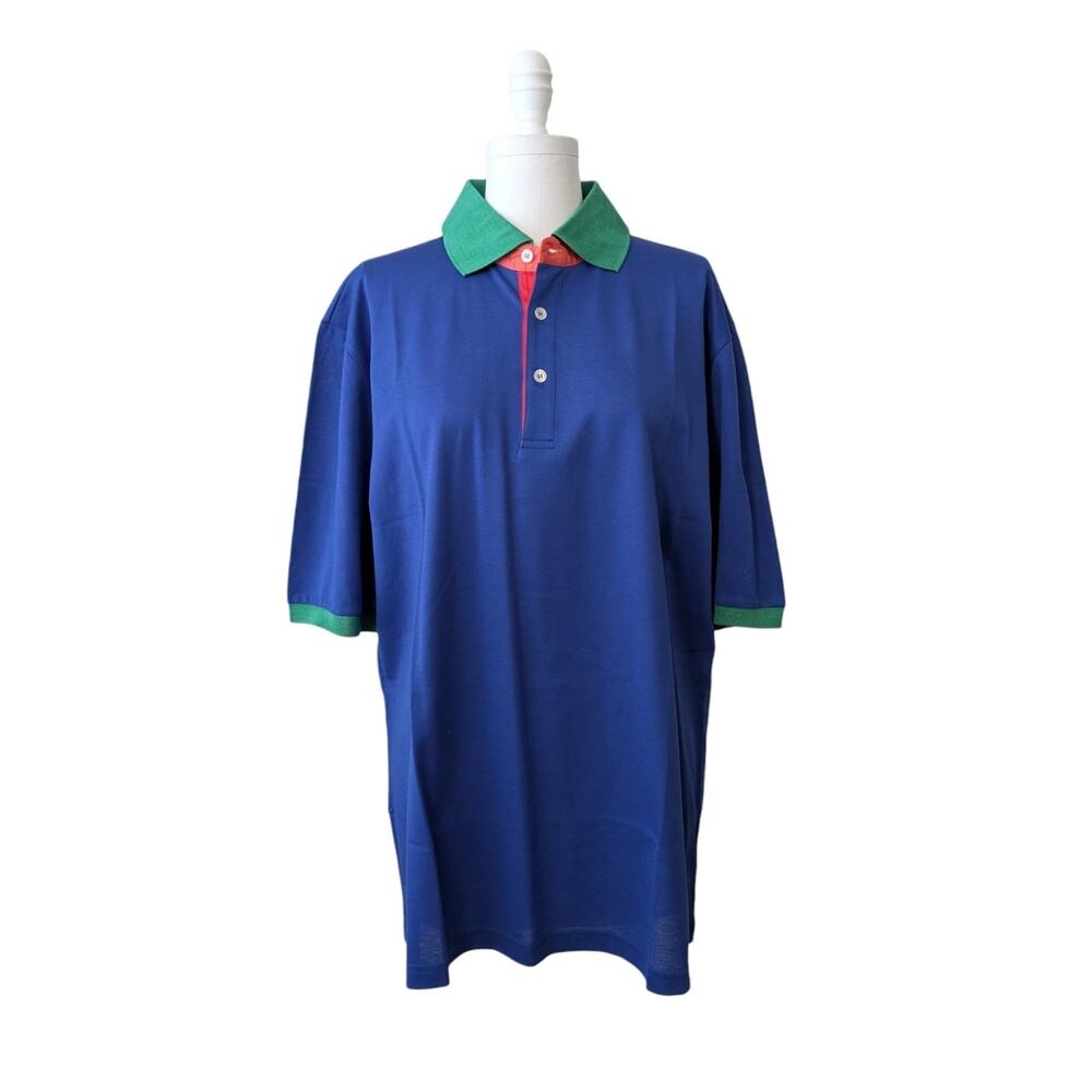 NWT Solemare Maus & Hoffman Men's Contrast Polo